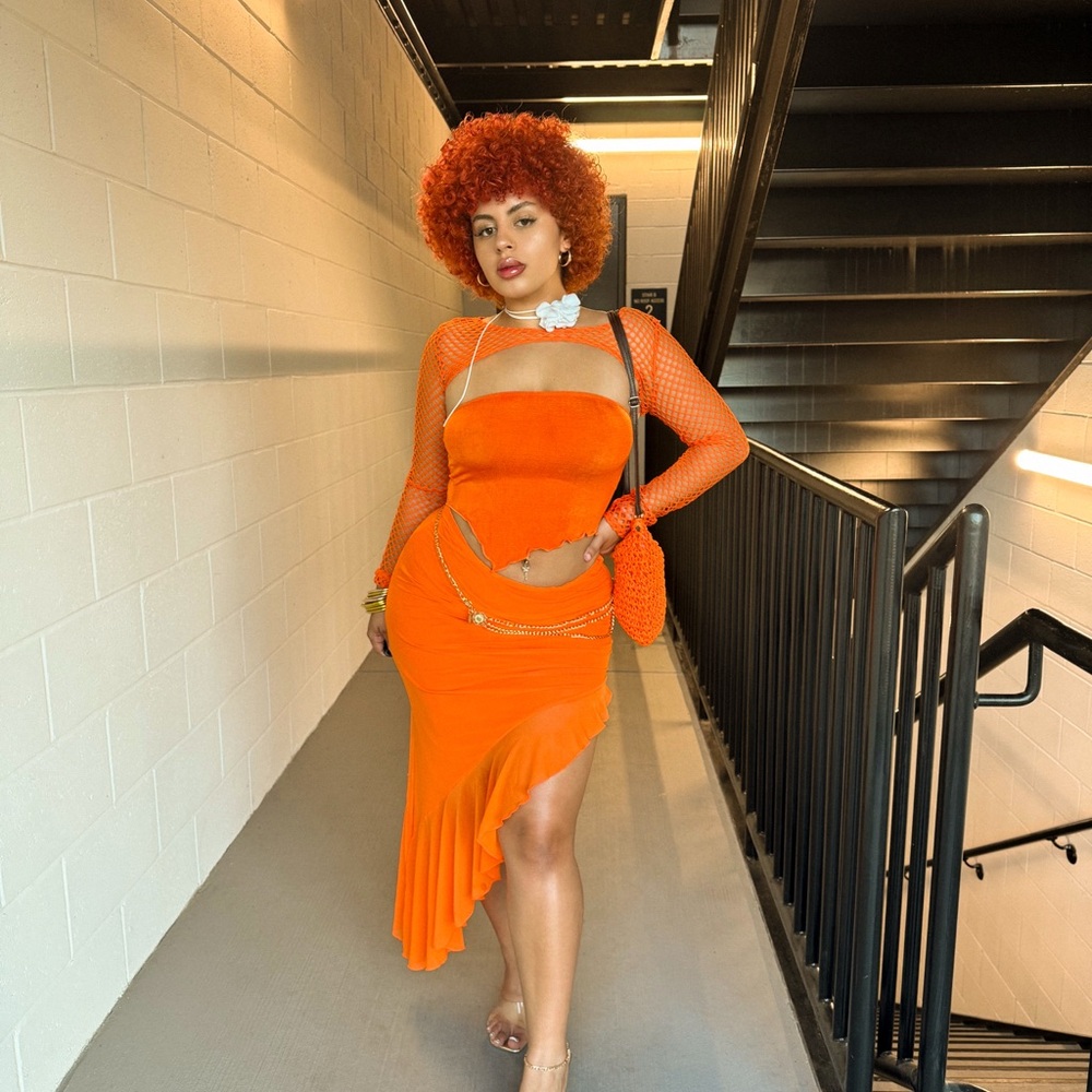 Orange Dress